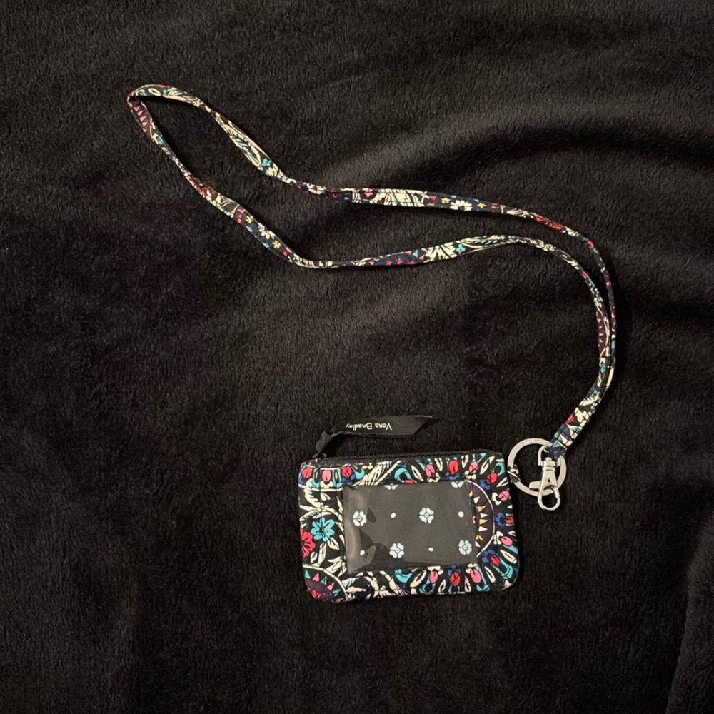 Vera Bradley lanyard wallet/card holder. MAKE OFFERS!!